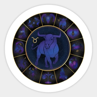 Taurus: The bull Sticker